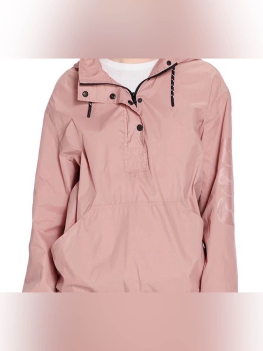 UGG Light Pink Pullover Cameron Anorak Jacket